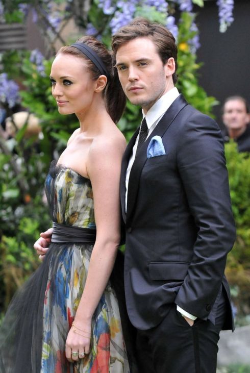 Sam Claflin and Laura Haddock are a pretty pair, aren't they?